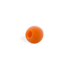 CRYSTAL OPAQUE BALL 8MM DRILL 2MM 16 ORANGE