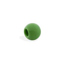 CRYSTAL OPAQUE BALL 8MM DRILL 2MM 18 GREEN