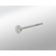 PENDIENTE PLATA CHAPA 2,50 MM CON PERNO 