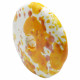CERAMICA DISCO 46MM IMPRESIONISTA NARANJA