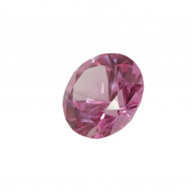 SYNTHETIC ROSE SAPPHIRE ROUND CUT
