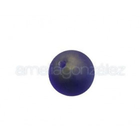 BOLA BASE ORO 18MM (ID 1,5MM) MATE AMATISTA