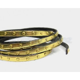 LEATHER BAND 5X2 WITH STUDS