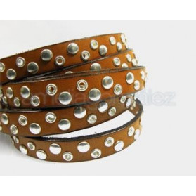 BAND 10X2MM WITH STUDS AND RIVETS