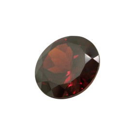 ROUND CUT, HYDROTHERMAL SYNTHETIC GARNET COLOR