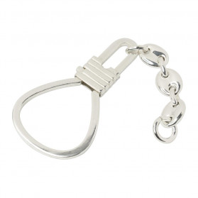 SILVER KEY RINGS LL115 (CABLE ROPE)