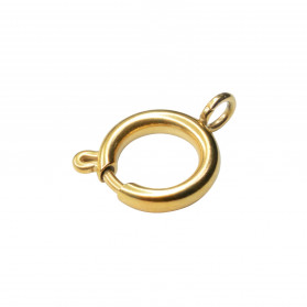 GOLD COLOR SPRING RING 6 MM IN STEEL