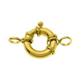 18 MM SPRING RING BUCKLE WITH JUMPRING OA 18K