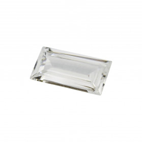 circonita blanca baguette,circonita blanca,piedras sintéticas talla baguette y rectangulo facetadas