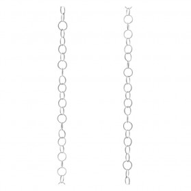 ROUND TRACE SILVER CHAIN ED 6MM WIRE 0,8MM