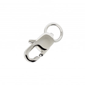 STEEL LOBSTER CLASP WITH JUMP RING