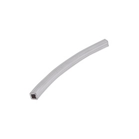SHORT CURVED SQUARE SILVER TUBE PE928/00