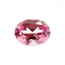 zafiro rosa oval,zafiro rosa,piedras sintéticas talla oval facetadas
