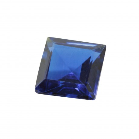 SYNTHETIC BLUE SPINEL SQUARE CUT