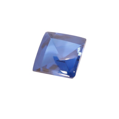 SYNTHETIC BLUE SPINEL SQUARE BUFF-TOP  CUT