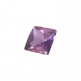 AMETHYST BUFF TOP SQUARE CUT SYNTHETIC SAPPHIRE