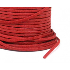 3X1 MM MT SHAMMY LEATHER 105 RED