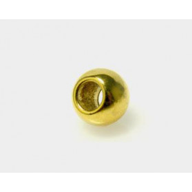 BOLA ZAMAK 12MM (ID 5MM) DORADO BRILLANTE