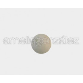 CRYSTAL OPAQUE BALL 14MM WHITE
