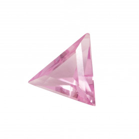 zafiro rosa triangulo, zafiro rosa, piedras sintéticas, triangulo y delta sintética facetada