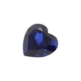 SYNTHETIC BLUE SPINEL HEART CUT