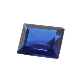 SYNTHETIC BLUE SPINEL RECTANGULE CUT
