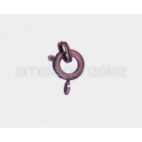 BRASS JUMP RING 6MM COPPER PLATED - BAG 100 PIECES