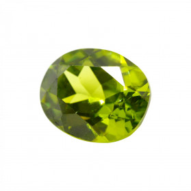 HYDROTEHRMAL SYNTHETIC PERIDOTE OVAL CUT