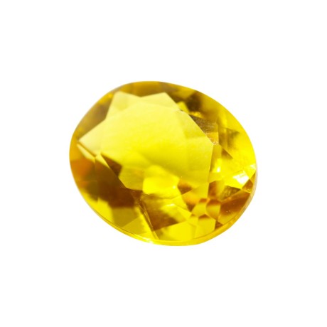 OVAL CUT, HYDROTHERMAL SYNTHETIC CITRINE 