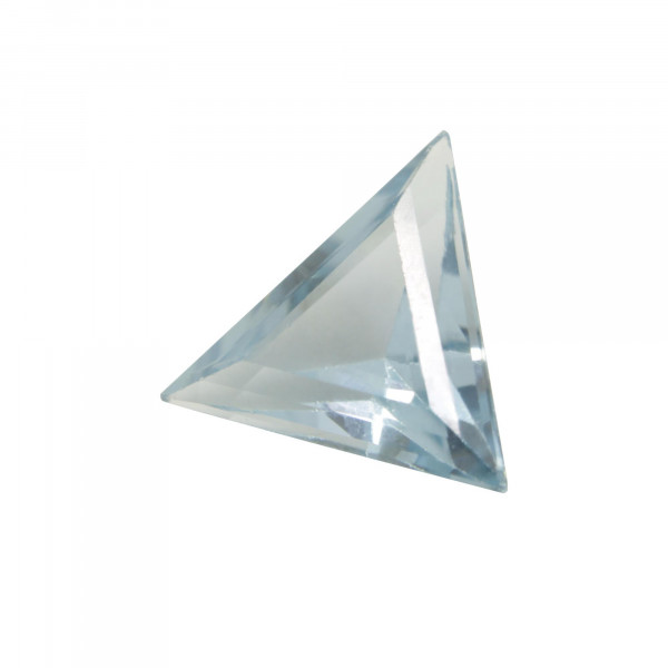 espinel aguamarina triangulo,espinel aguamarina,piedras sintéticas talla triangulo y trillion facetada
