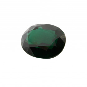 GREEN TOURMALINE SYNTHETIC SPINEL OVAL CUT