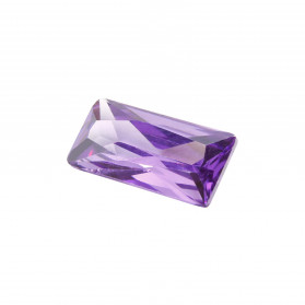 ZIRCONE AMÉTHYSTE TAILLE RECTANGLE PRINCESSE